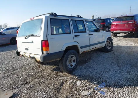 2000 Jeep Cherokee Sport z USA, uszkodzony, nr VIN 1J4FF48S8YL236910